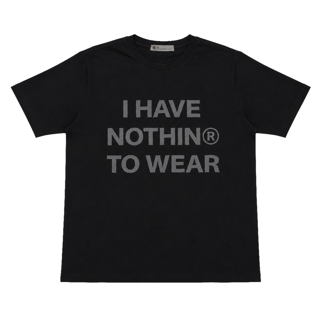 Black Nothing To Wear Tee