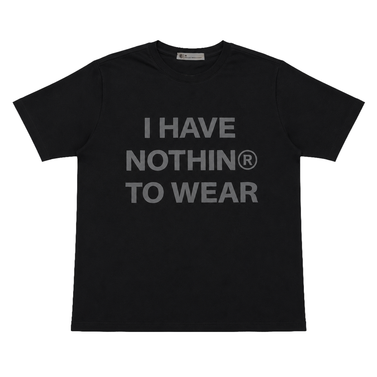 Black Nothing To Wear Tee